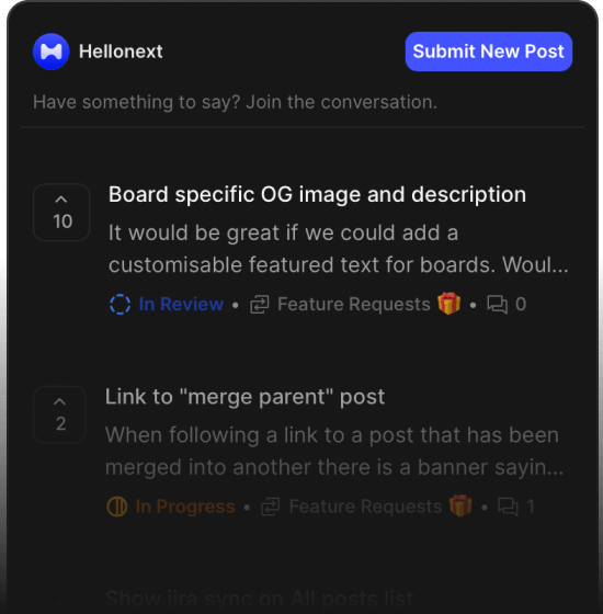 Hellonext Admin Dashboard