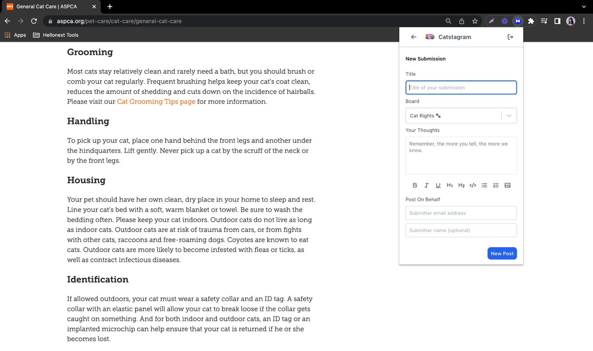 Hellonext for product management