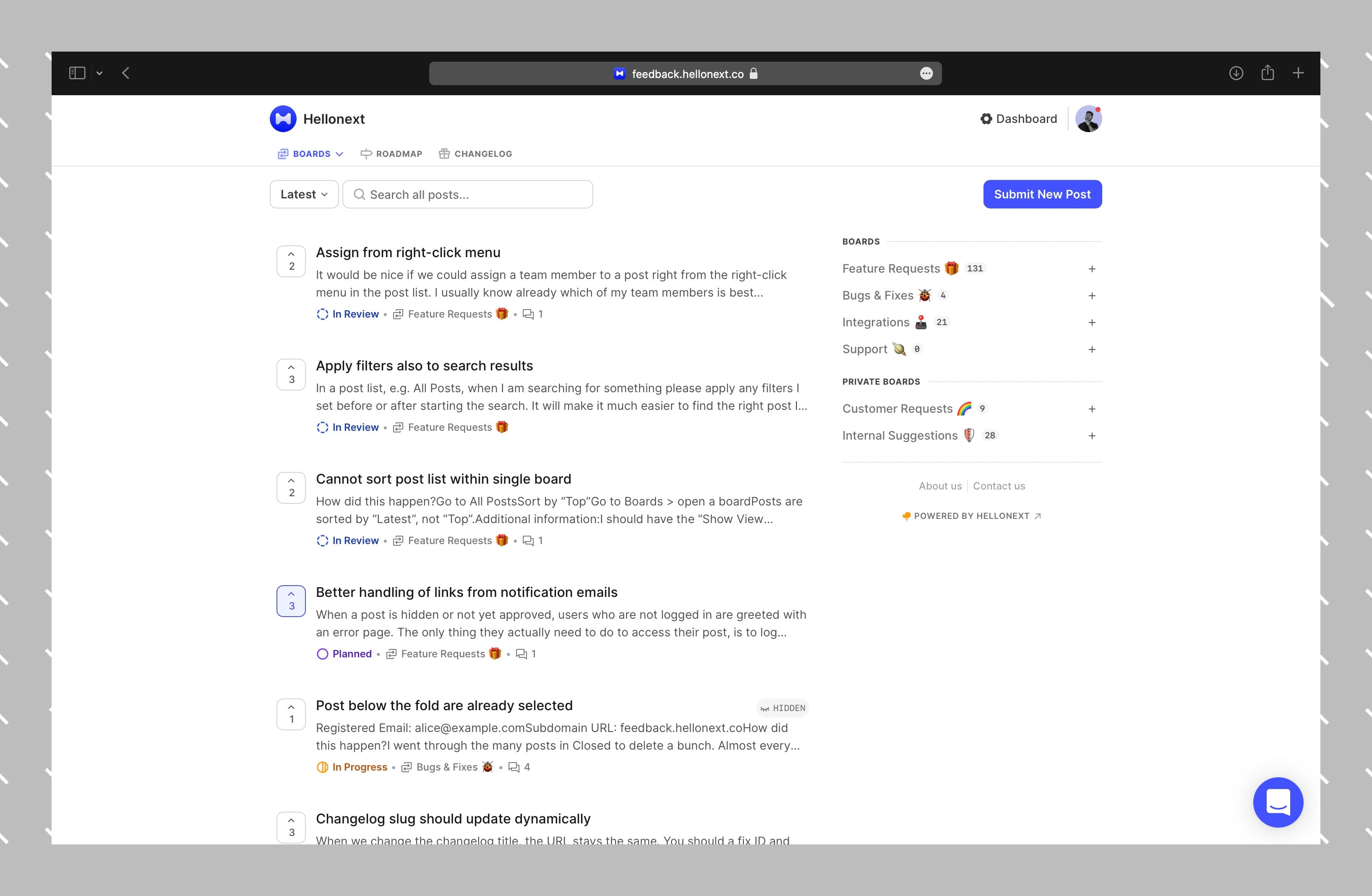 Hellonext is the best Canny Alternative