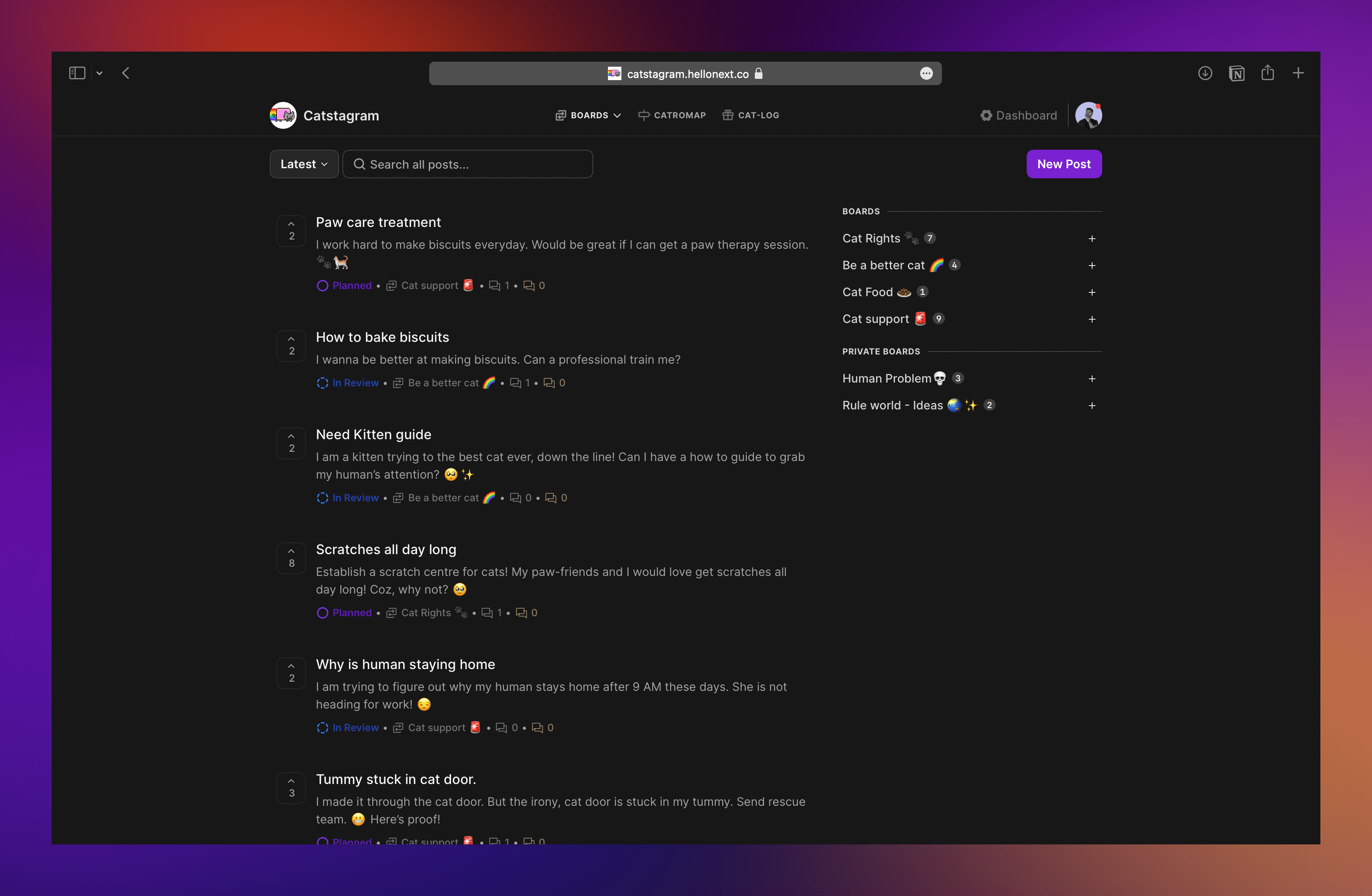 Canny.io alternative tool